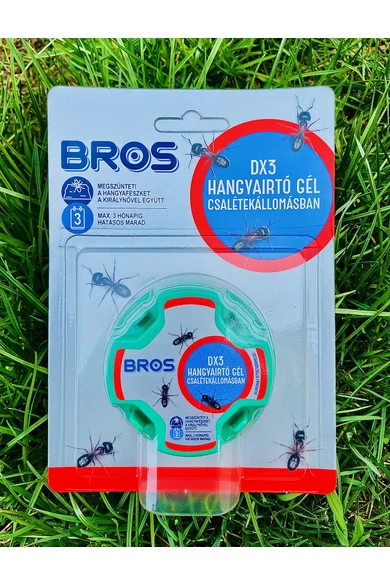 Bros DX3 hangyairtó gél csalétek állomásban