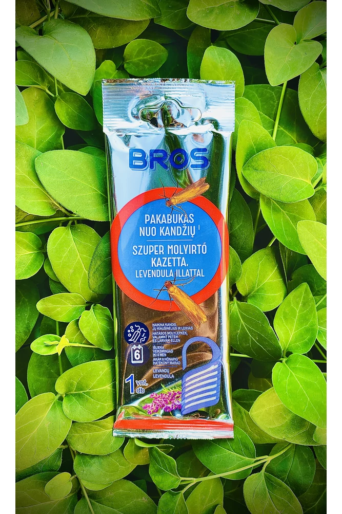 Bros molyirtó kazetta levendula illatú