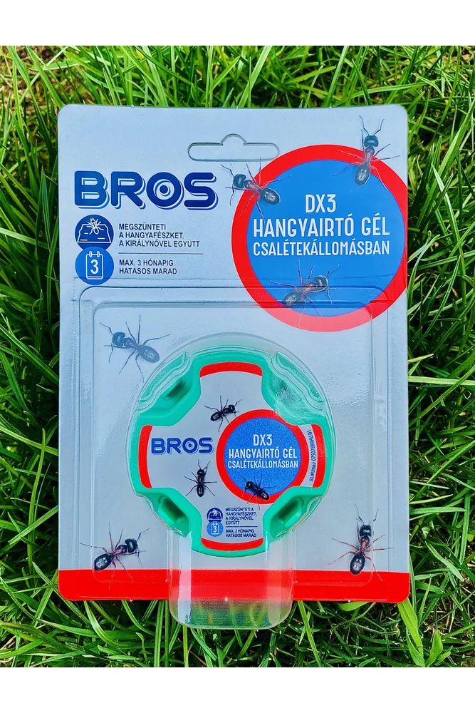 Bros DX3 hangyairtó gél csalétek állomásban