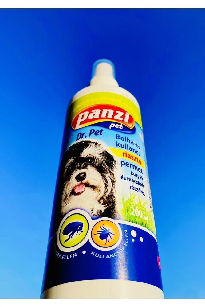 Panzi Dr. Pet bolha- és kullancsriasztó permet kutyáknak 200 ml