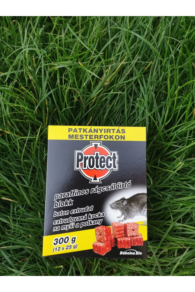 Protect Rágcsálóirtó paraffinos blokk 300g
