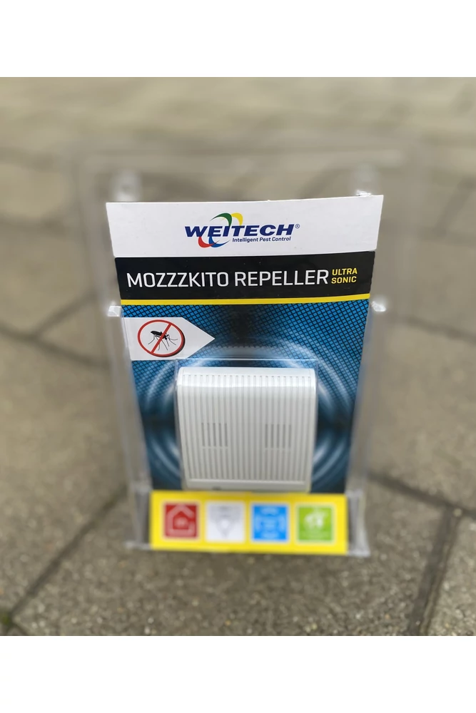 Weitech ultrahangos szúnyogriasztó 50 m2/hálózatról működtethető